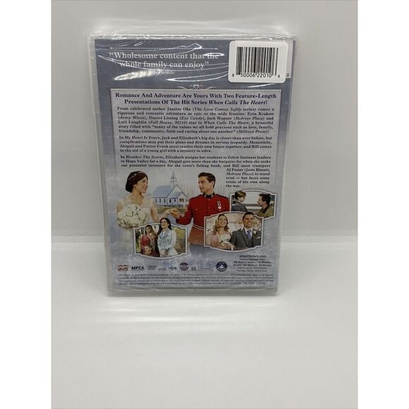 NEW When Calls the Heart Double Feature DVD My Heart Is Yours Weather The  Storm - Picture 2 of 2